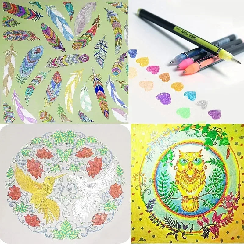 60 Glitter Gel Pens to Brighten