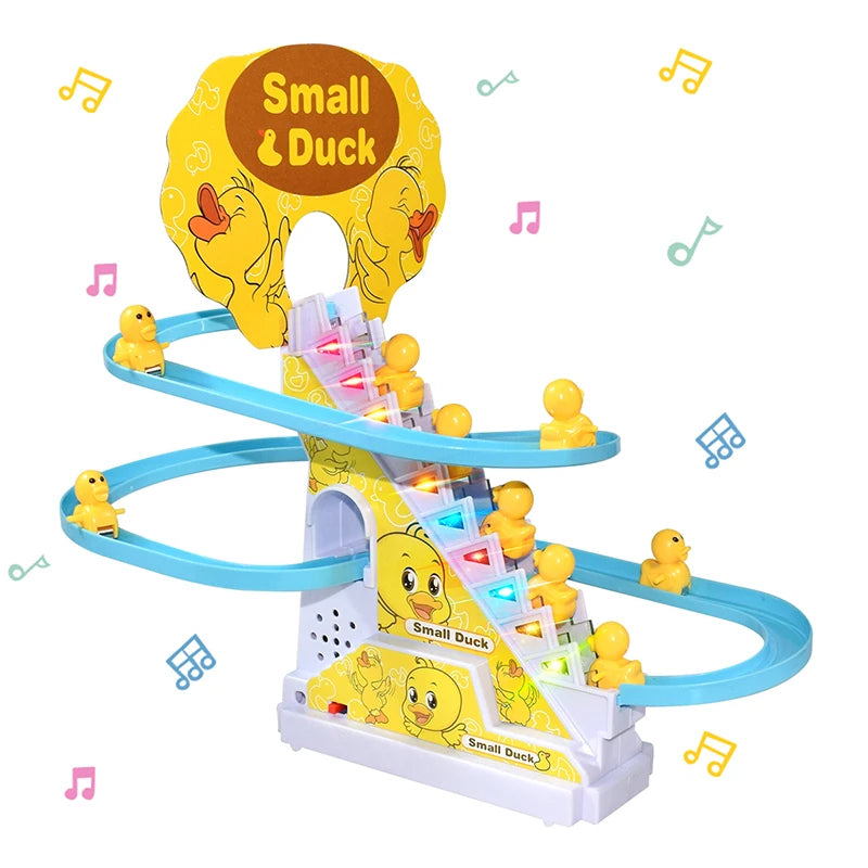 Ducks Climb, Slide and Dance with Lights & Music