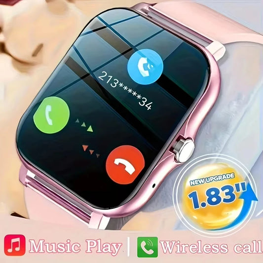 2025 Smartwatch with SpO₂, Blood Pressure & Bluetooth Calling
