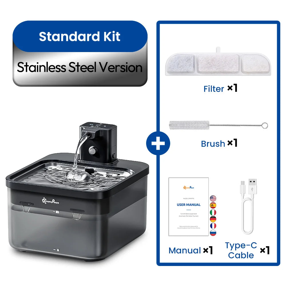 The 2-in-1 SensorActivated Pet Fountain
