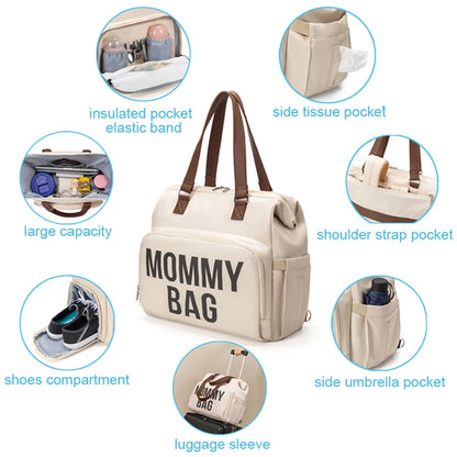 Diaper Backpack and Handbag