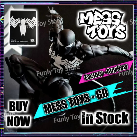 Enter the Shadows – Black Suit Spider Action Figure Every Collector Craves!