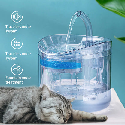 Clean Water Meets  for  Healthier Happier Cat