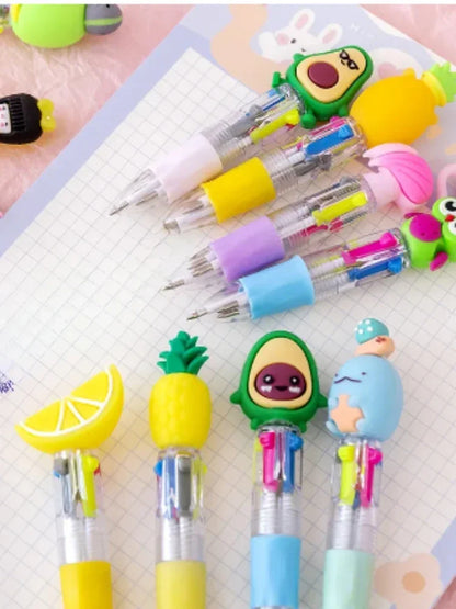 20 Kawaii Multi-Colour Pens