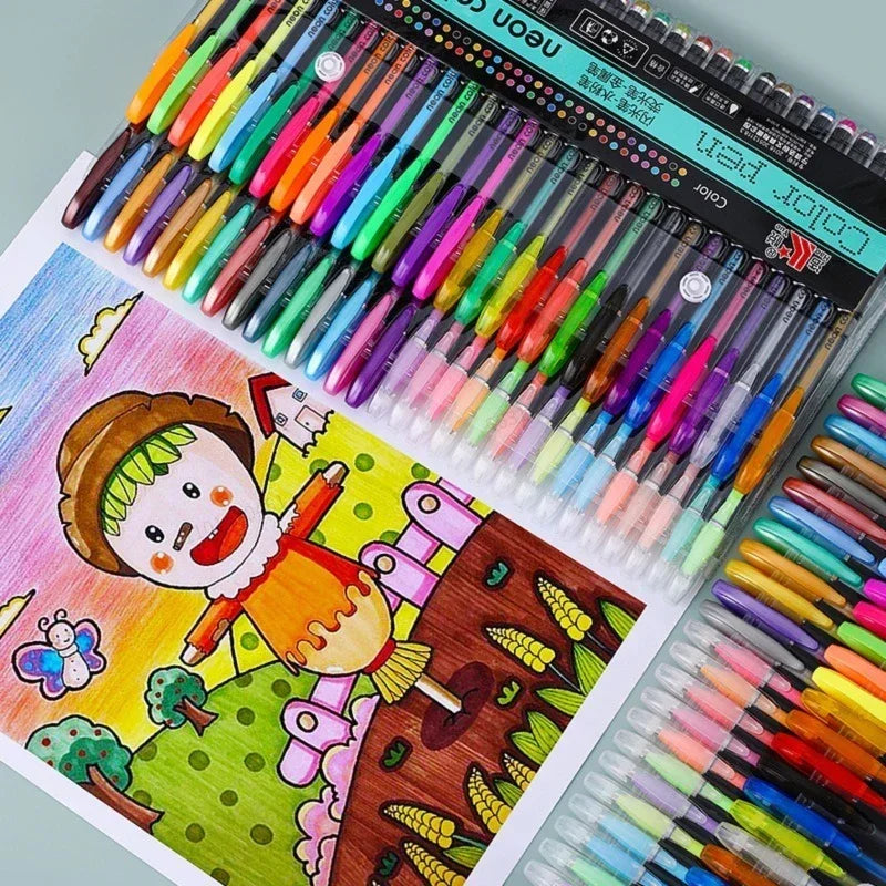 60 Glitter Gel Pens to Brighten