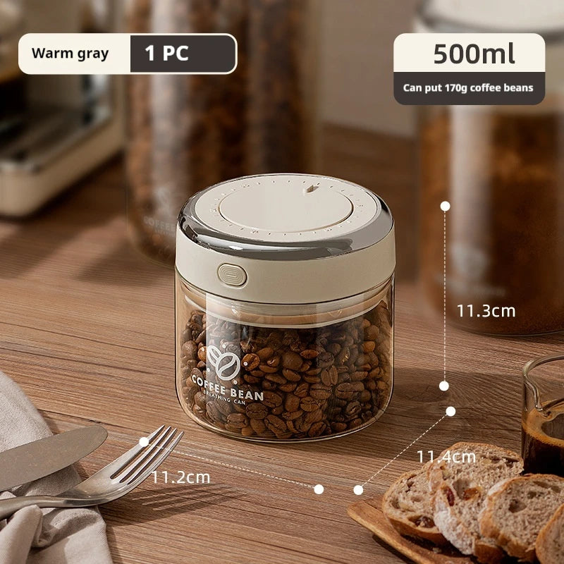 Almacenamiento de café al vacío