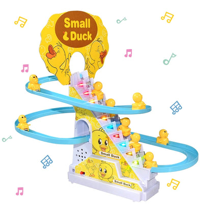 Ducks Climb, Slide and Dance with Lights & Music