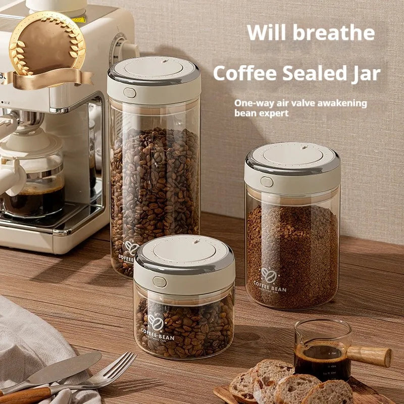 Almacenamiento de café al vacío