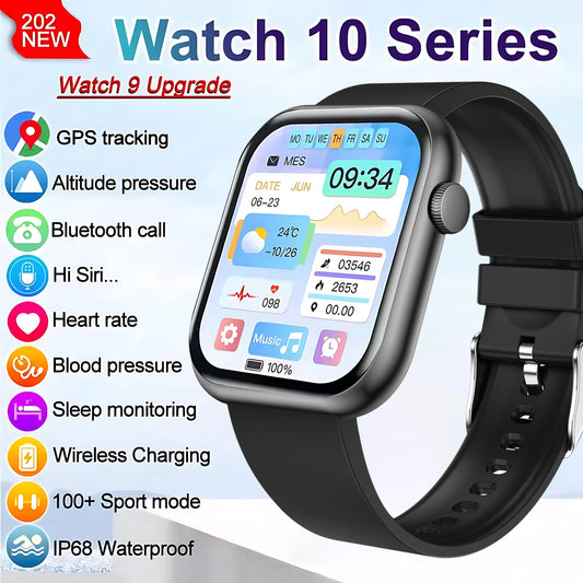 SmartFit 2025 – Premium NFC & GPS Smartwatch with Call & Health Features