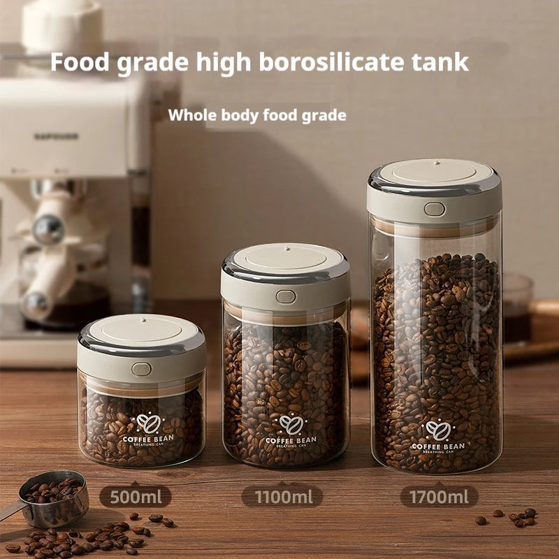 Almacenamiento de café al vacío