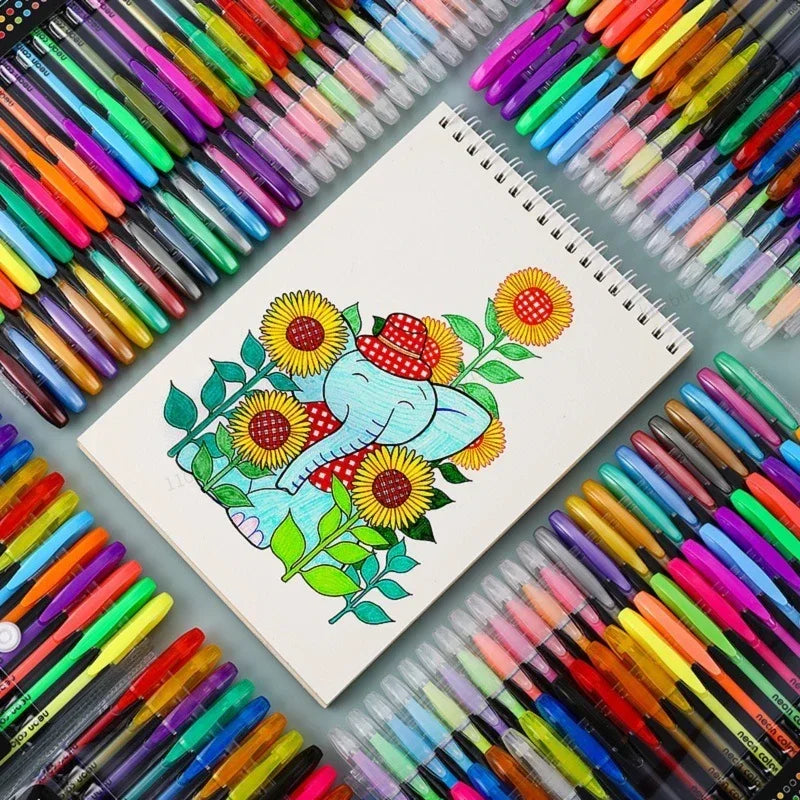 60 Glitter Gel Pens to Brighten