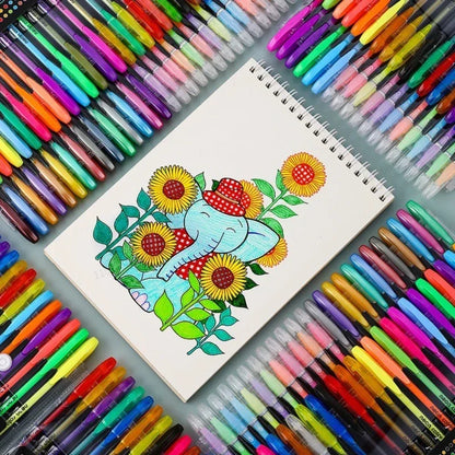 60 Glitter Gel Pens to Brighten