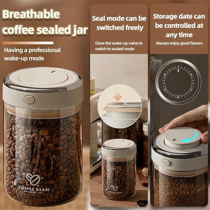Almacenamiento de café al vacío