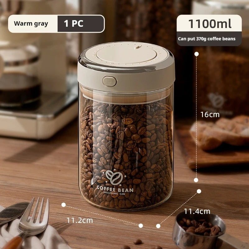Almacenamiento de café al vacío