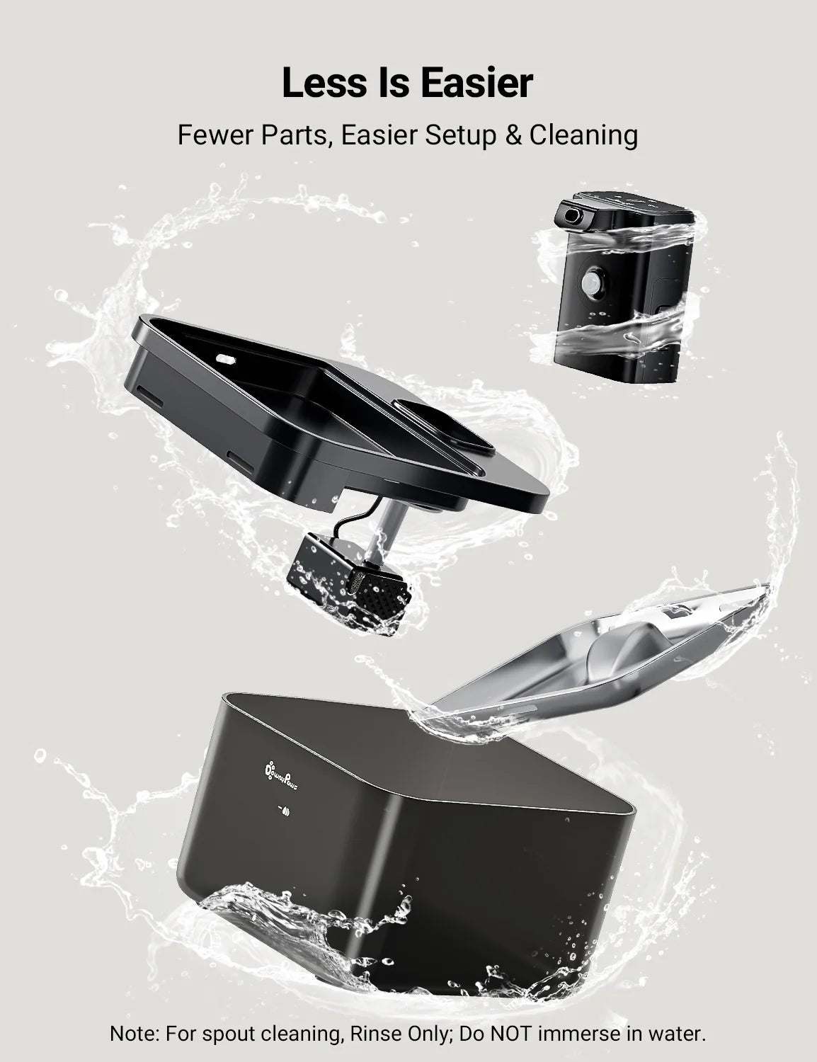 The 2-in-1 SensorActivated Pet Fountain